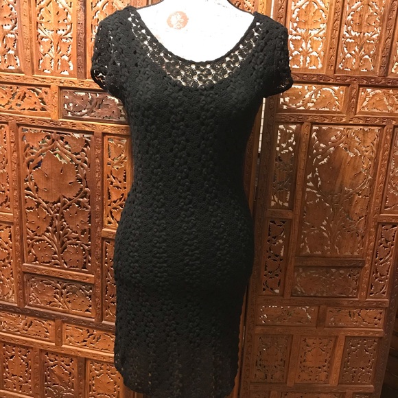 Free People Dresses & Skirts - Free People Gypsy Lace Sleeve Bodycon Dress